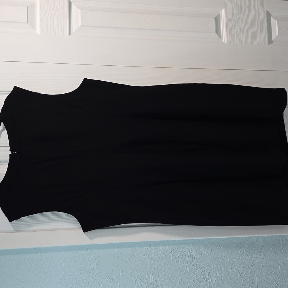 Ellen Tracy Black Dress with Gold Accents - Picture 12 of 16